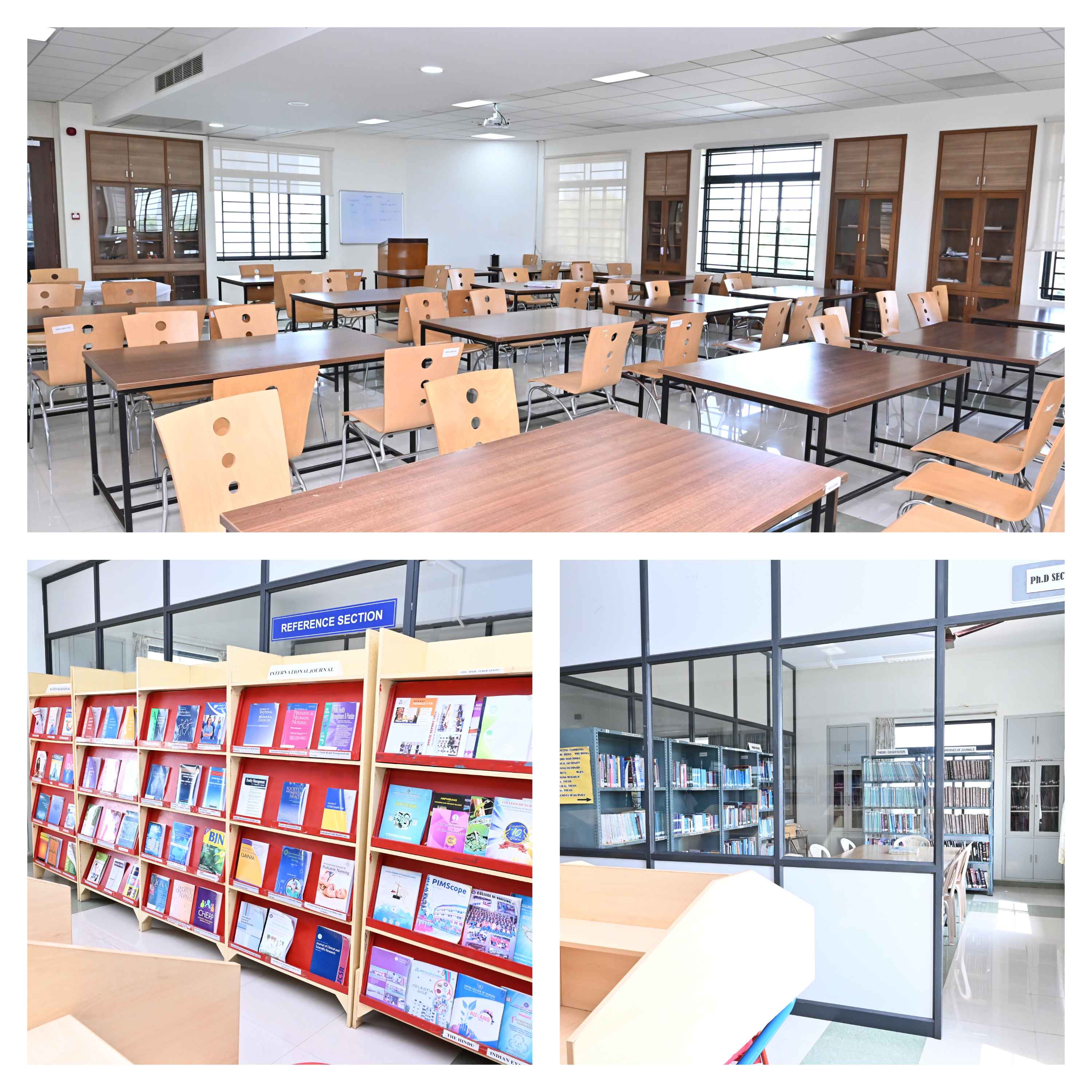 Library – State of art with internet facilities	